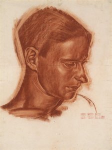 Portrait of the Artist Vasily Shukhaev, End 1910s