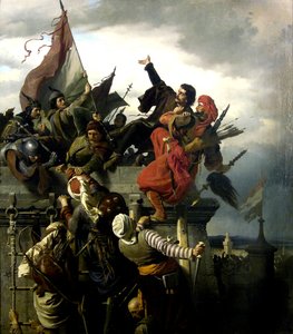 The Self-Sacrifice of Titusz Dugovics by Alexander von Wagner