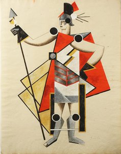 Costume Design for the Play The Invisible Lady, 1924 by Alexandra Alexandrowna Exter