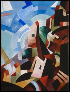 Italian Town by the Sea by Alexandra Alexandrowna Exter