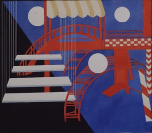 Stage design Revue for the Edition Décors de Théâtre by Alexandra Alexandrowna Exter