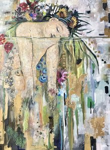 Sleeping Floral Serenity by Alexandra Higgins