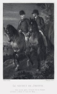 The Secret of Javotte (engraving) by Alexandre (after) Bida