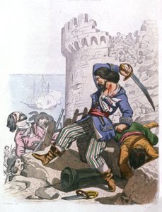 Grammont, French pirate by Alexandre (after) Debelle