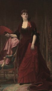 Portrait of Arabella Worsham (later Arabella Huntington) by Alexandre Cabanel