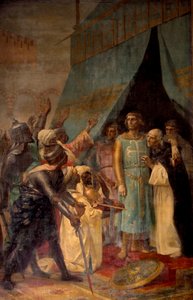 Seventh Crusade: King Louis IX (Saint Louis) (1214-1270) in Jerusalem. Painting by Alexandre Cabanel (19th century) by Alexandre Cabanel