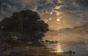 Evening Landscape with a Lake