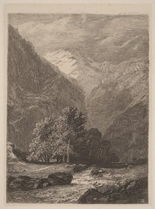 Mountain Stream by Alexandre Calame