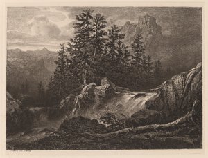 Mountain Waterfall