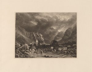 Storm in the Mountains by Alexandre Calame