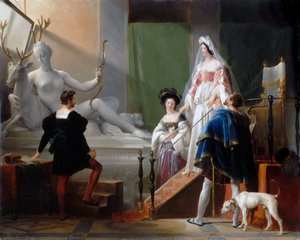 Diane de Poitiers Visiting Jean Goujon