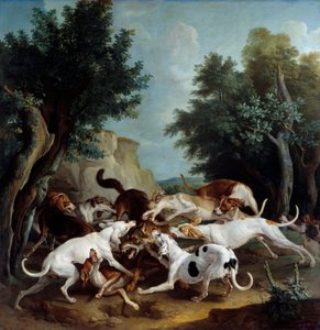 Wolf Hunt by Alexandre Francois Desportes