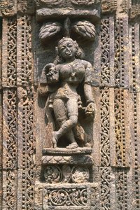 Dancer, Relief in the Dancing Hall (Nata Mandir), Temple of the Sun (UNESCO World Heritage List) by Nicolas Toussaint Charlet