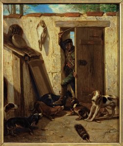 The Kennel by Alexandre Gabriel Decamps