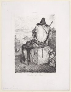 Pig Keeper, 1843 by Alexandre Gabriel Decamps