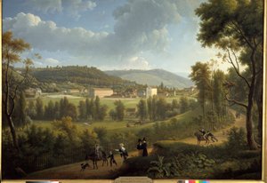 View of the Village of Jouy en Josas