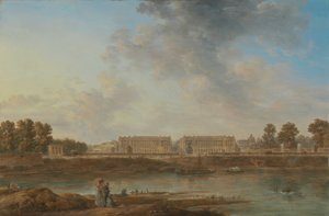 A View of Place Louis XV by Alexandre Jean Noel