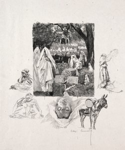 Moroccan Sketches by Alexandre Lunois