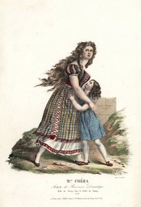 Ballerina Miss Marie Cheza as Jenny in the ballet-pantomime Jenny by Alexandre Marie Colin