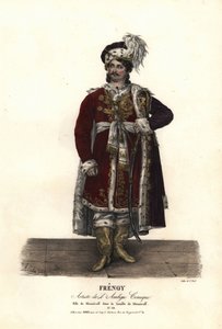 Jean Audeville Fresnoy as Menzicoff in La Famille de Menzicoff by J-J-M Duperche, Ambigu Comique by Alexandre Marie Colin