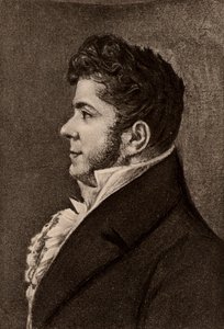 Portrait of Stendhal, French novelist by Alexandre Marie Longuet