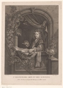Self-portrait of Gerard Dou by Alexandre Tardieu
