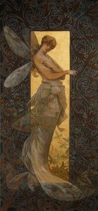 Composition with Winged Nymph at Sunrise