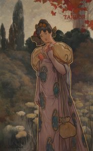 Decorative Panels of the Four Seasons: Autumn by Alexandre de Riquer