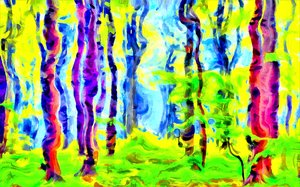 Vibrant Organic Columns, 2020 by Alexei Makhov