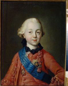 Portrait of Grand Duke Pavel Petrovich as a Child by Alexei Petrovich Antropov
