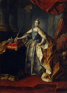 Portrait of Empress Catherine II, 1762 by Alexei Petrovich Antropov