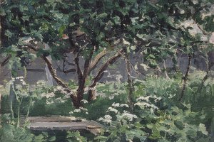 A Corner of the Garden. 1900-10