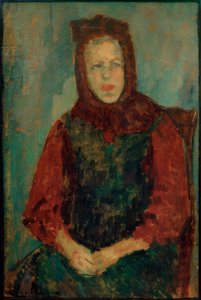 Peasant Girl with Bonnet by Alexej von Jawlensky