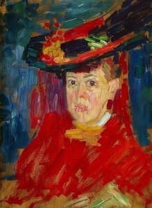 Portrait of Marianne von Werefkin by Alexej von Jawlensky