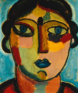 Blue Mouth by Alexej von Jawlensky