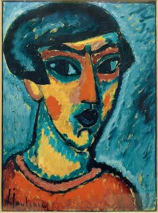 Head in Blue by Alexej von Jawlensky