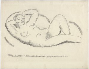 Reclining Nude by Alexej von Jawlensky