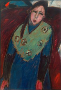 Girl with Green Stole by Alexej von Jawlensky