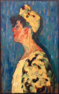 Marianne von Werefkin in Profile by Alexej von Jawlensky