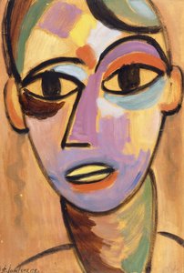 Mystic Head: Youth I by Alexej von Jawlensky