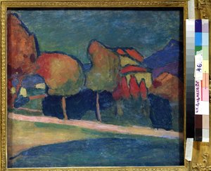 Landscape, Murnau (Germany) by Alexej von Jawlensky