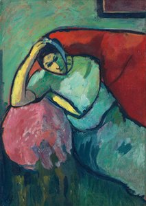 Seated Woman by Alexej von Jawlensky