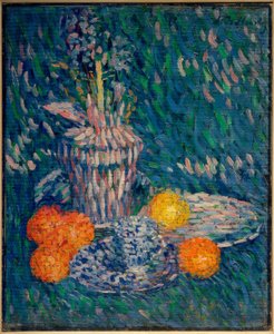 Still Life with Hyacinth and Oranges