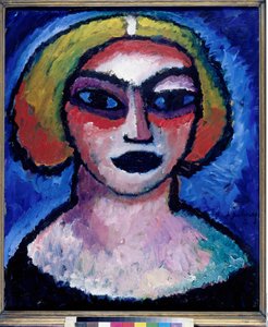 Head of a Woman by Alexej von Jawlensky