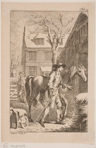 The Young Foal and the Farmer by Alexia von Lode