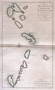 French Antilles and nearby islands - by A