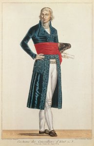 Uniform of the Councillor of State by Alexis Chataigner
