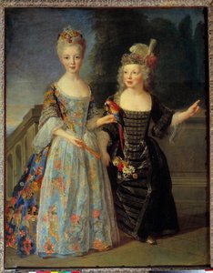 Portrait of Catherine Eleonore Eugenie de Bethisy and Her Brother Eugene Eleonore