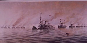 Spanish-American War 1898, Battle of Manila Bay by Alfonso Sanz