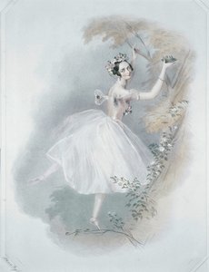 Marie Taglioni, Most Famous Ballerina by Alfred Edward Chalon